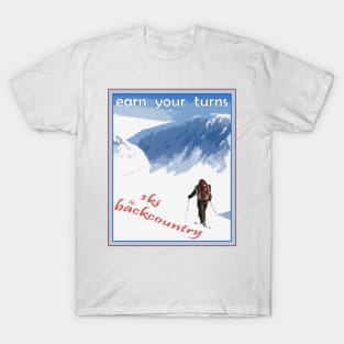 Backcountry skiing T-Shirt